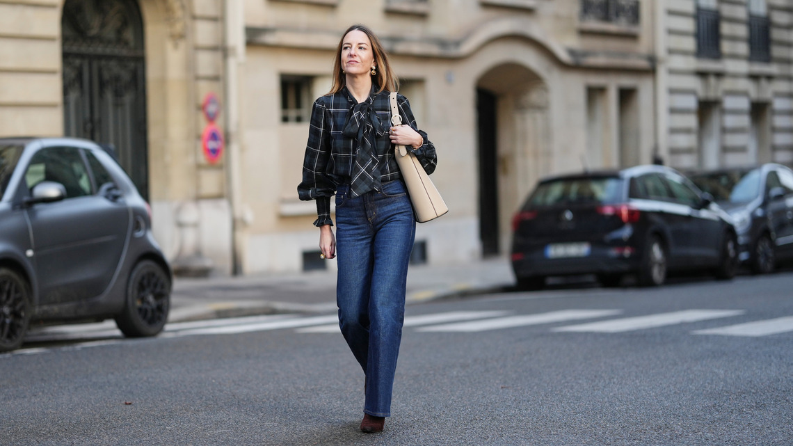 These Are the Polished Fall Blouse Styles I'm Wearing With Jeans - From $1 