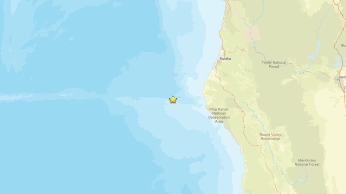 Update: Earthquake shakes region close to Petrolia, CA on Aug. 12 - 2.5 magnitude detected 