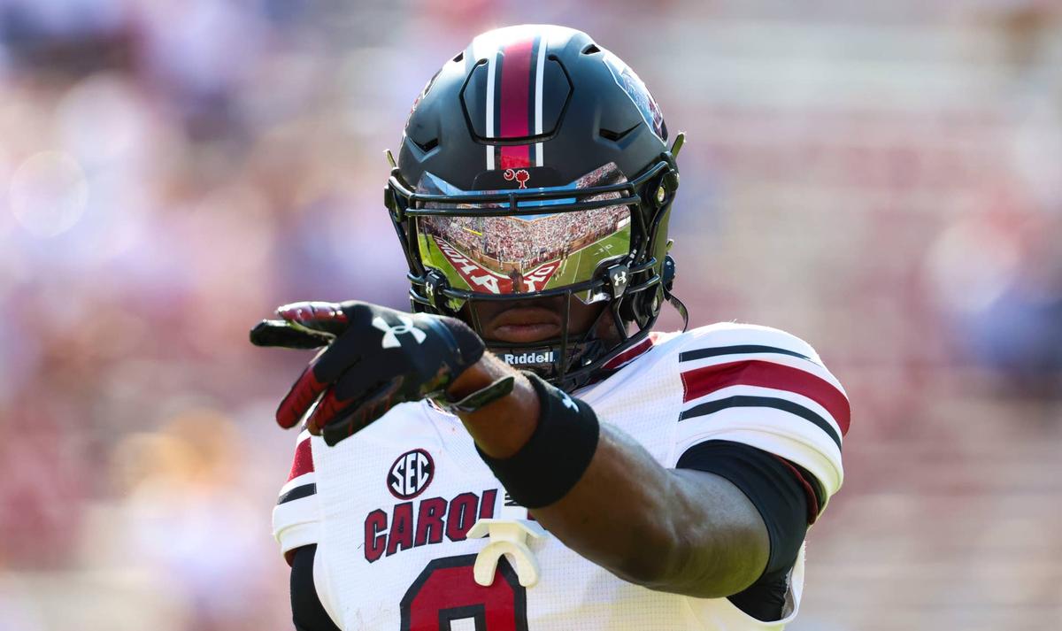  South Carolina WR Nyck Harbor has an impressive size/speed combo, but still needs a ton of polish. (Kevin Jairaj-Imagn Images) Kevin Jairaj-Imagn Images