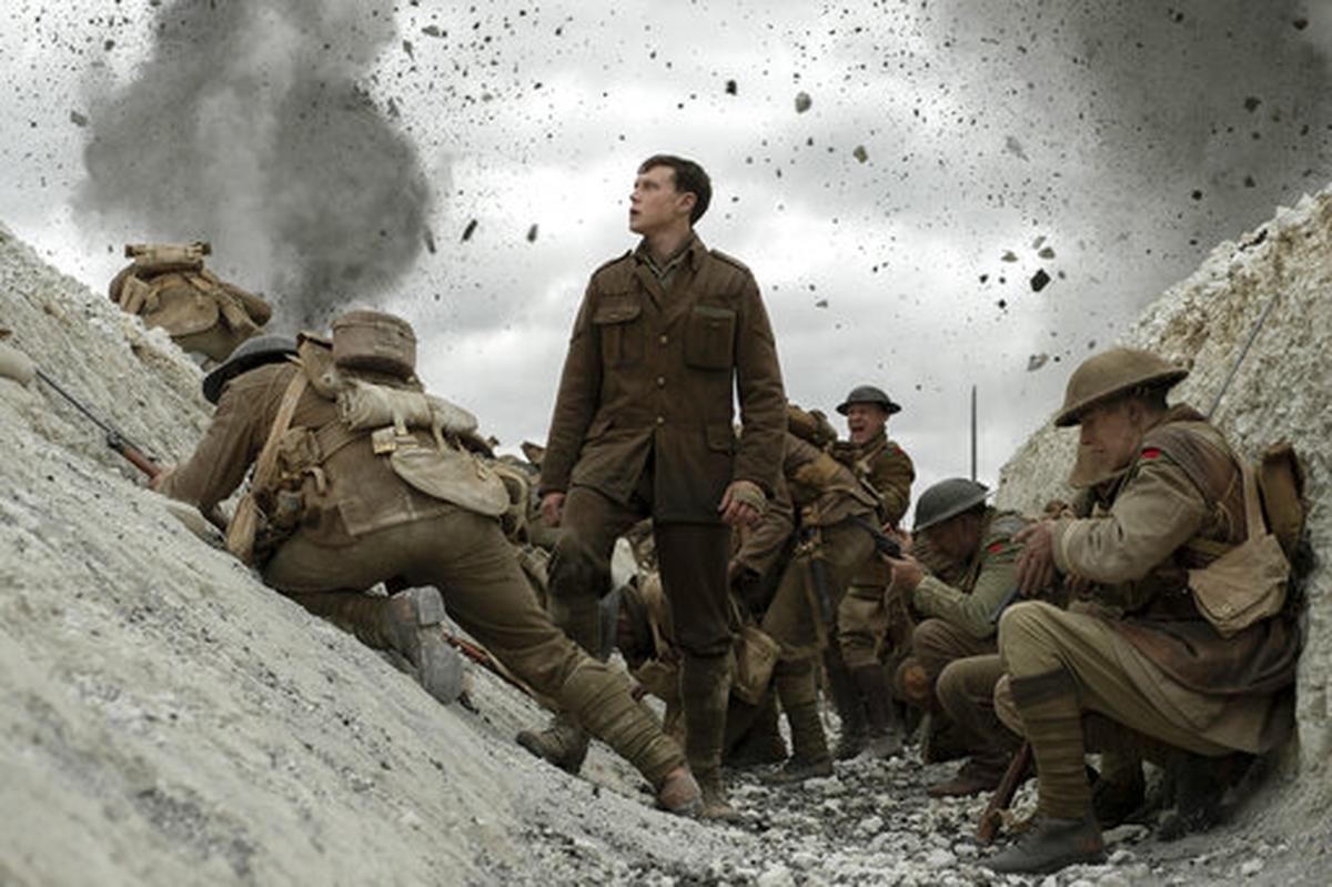In “1917,” a British soldier (George MacKay) is ordered to deliver a message that could save British troops from a German ambush.