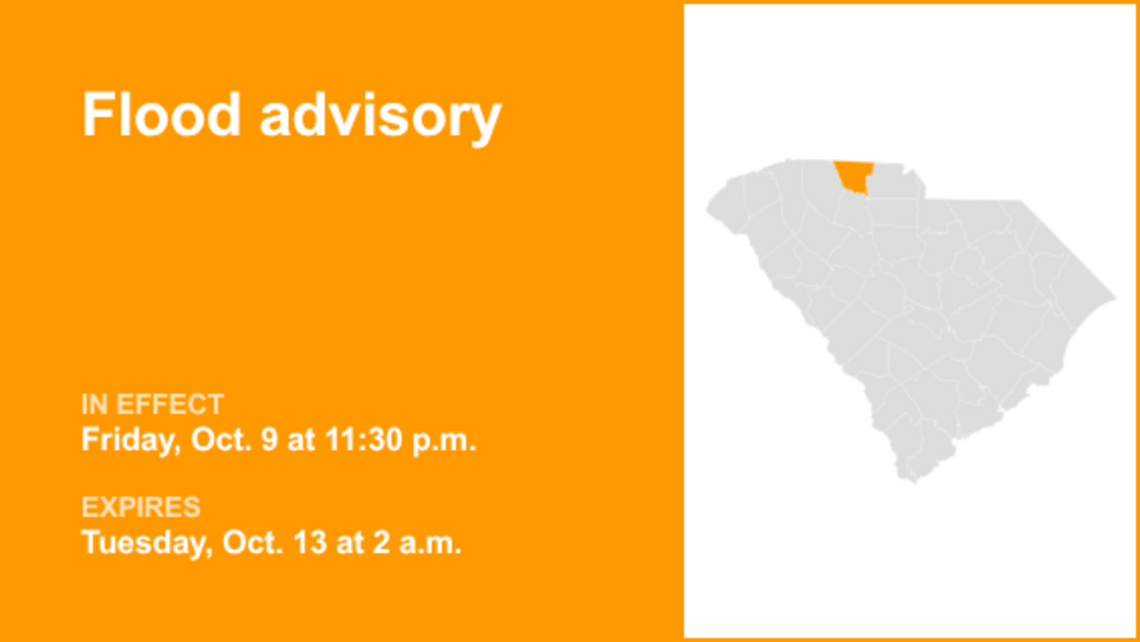 UPDATE: Flood advisory in place for Cherokee County until Monday evening 