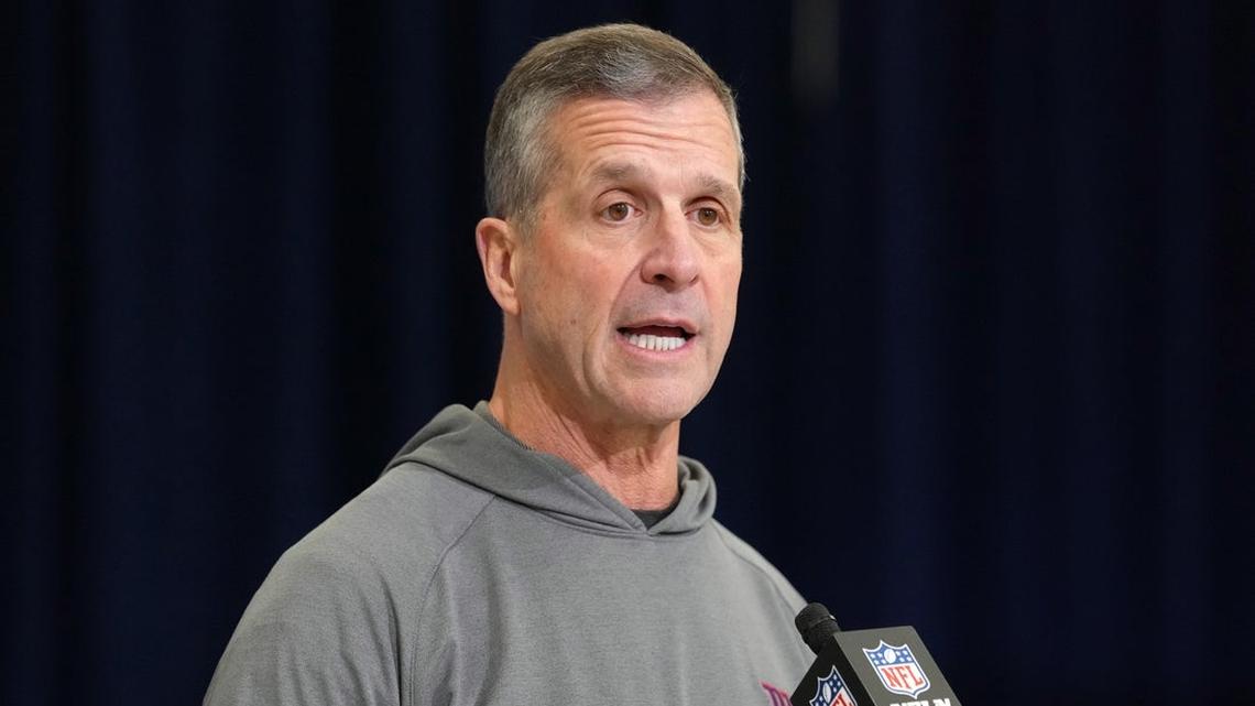 Harbaugh, Schoen stick to football amid Giants-Epstein questions