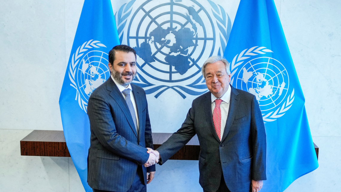 Guterres meets Syria's Sharaa on first visit to Damascus by UN chief in 17 years 
