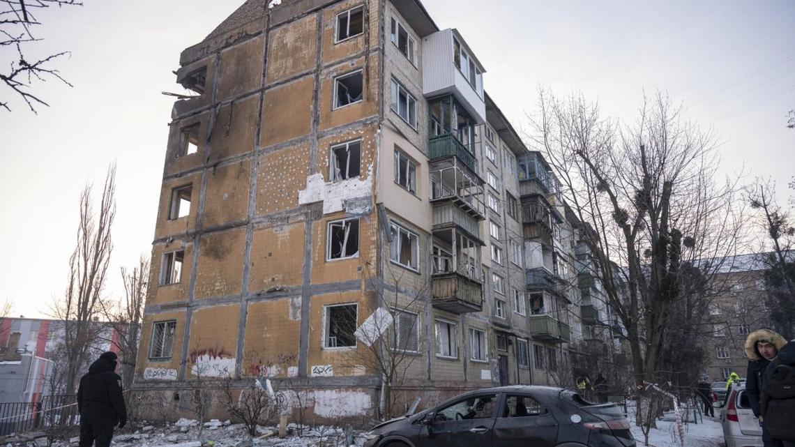 Widespread Russian missile, drone attacks kill at least 5 in Ukraine 