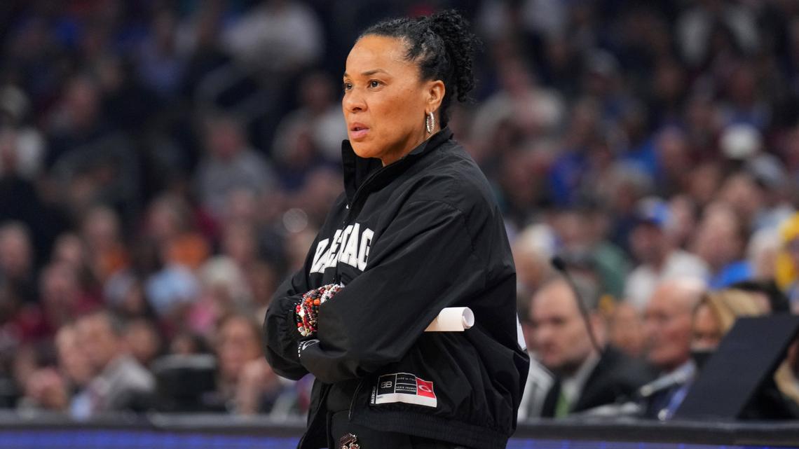 Dawn Staley Getting Mocked For Performance In National Title Game Sunday 