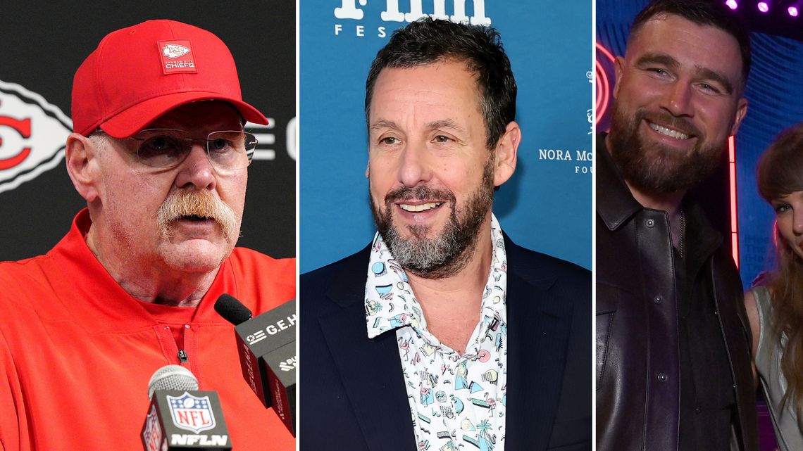 Andy Reid Reveals Advice Adam Sandler Gave Taylor and Travis During Ceremony 