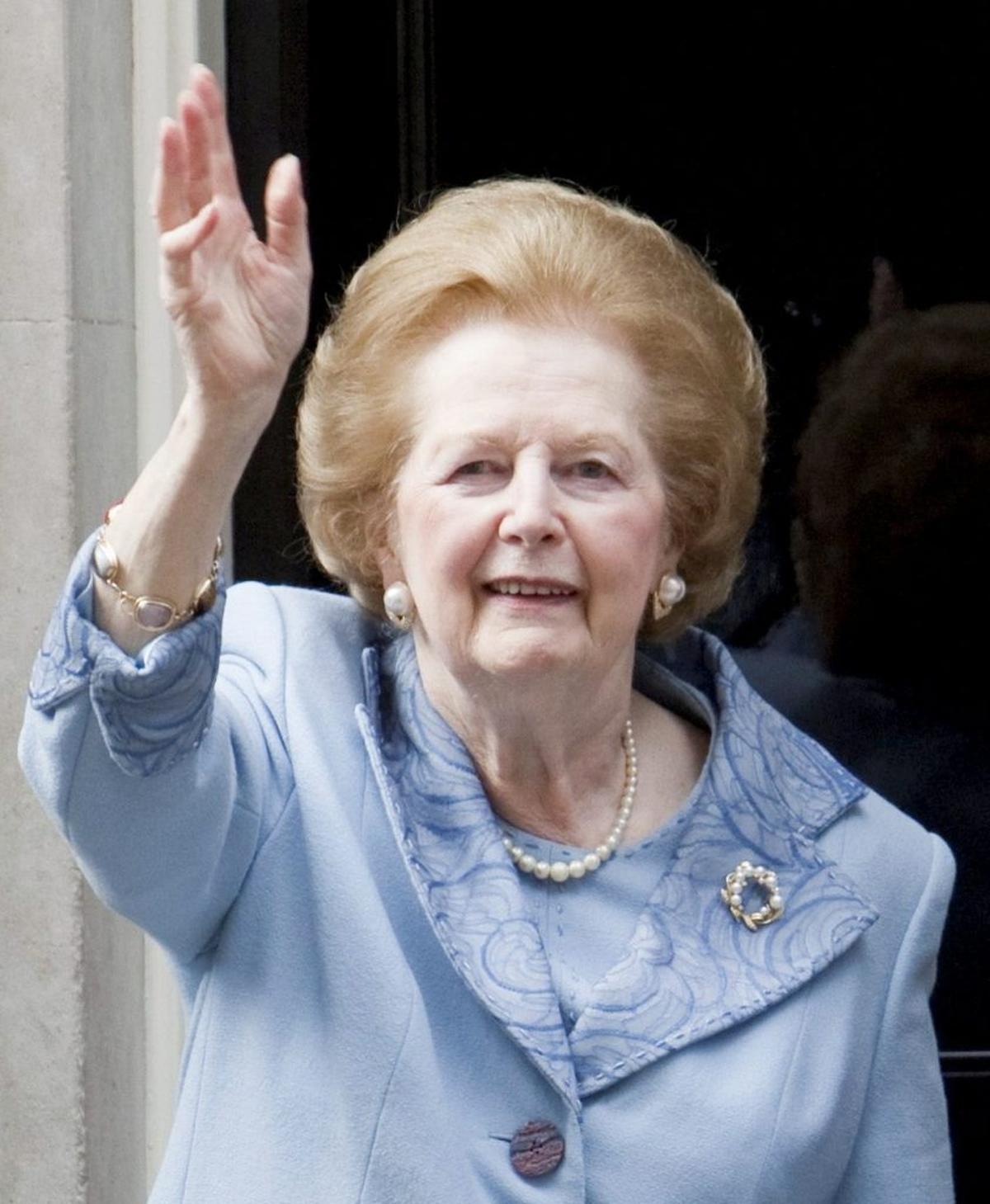  Margaret Thatcher in 2010. (SWNS) 