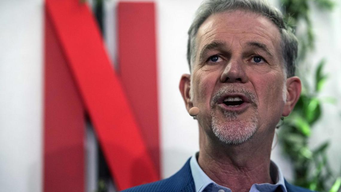 Netflix co-founder Reed Hastings to leave the company in June 