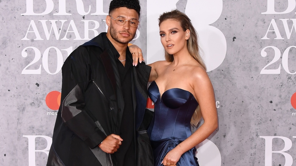 Perrie Edwards Wears 3 Glitzy Dresses While Marrying Alex Oxlade-Chamberlain 