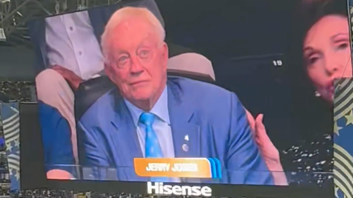 Jerry Jones Booed During World Cup Game in Dallas on Tuesday 