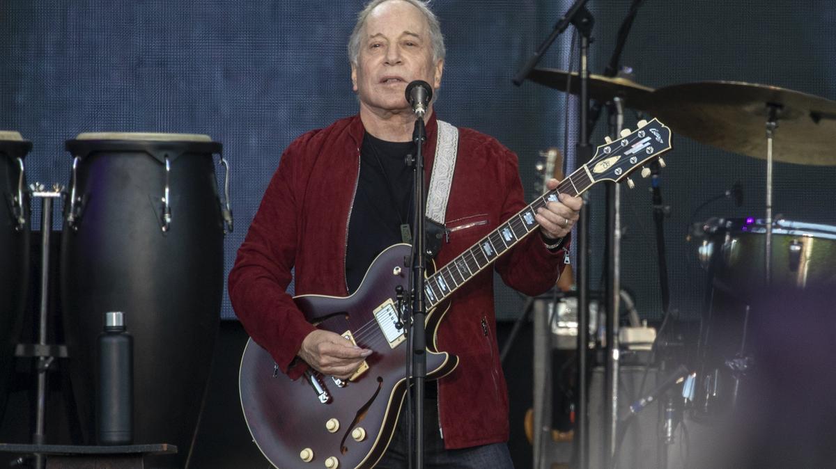 SAN FRANCISCO, CA - Aug. 11: Paul Simon performs at the Outside Lands Music Festival in San Francisco, Calif., Sunday, Aug. 11, 2019. (Karl Mondon/Bay Area News Group)