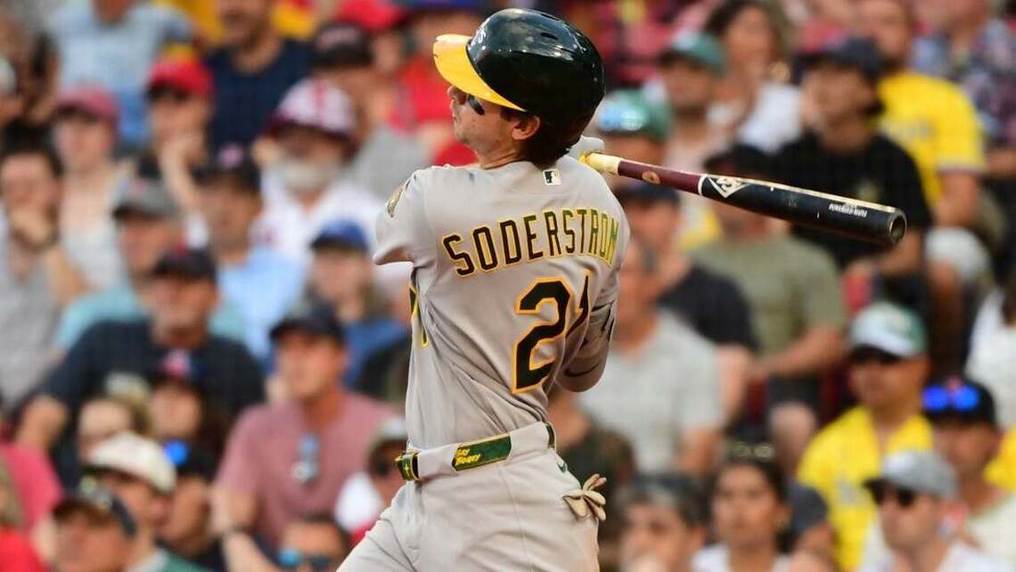 Athletics place LF Tyler Soderstrom (hip) on 10-day IL