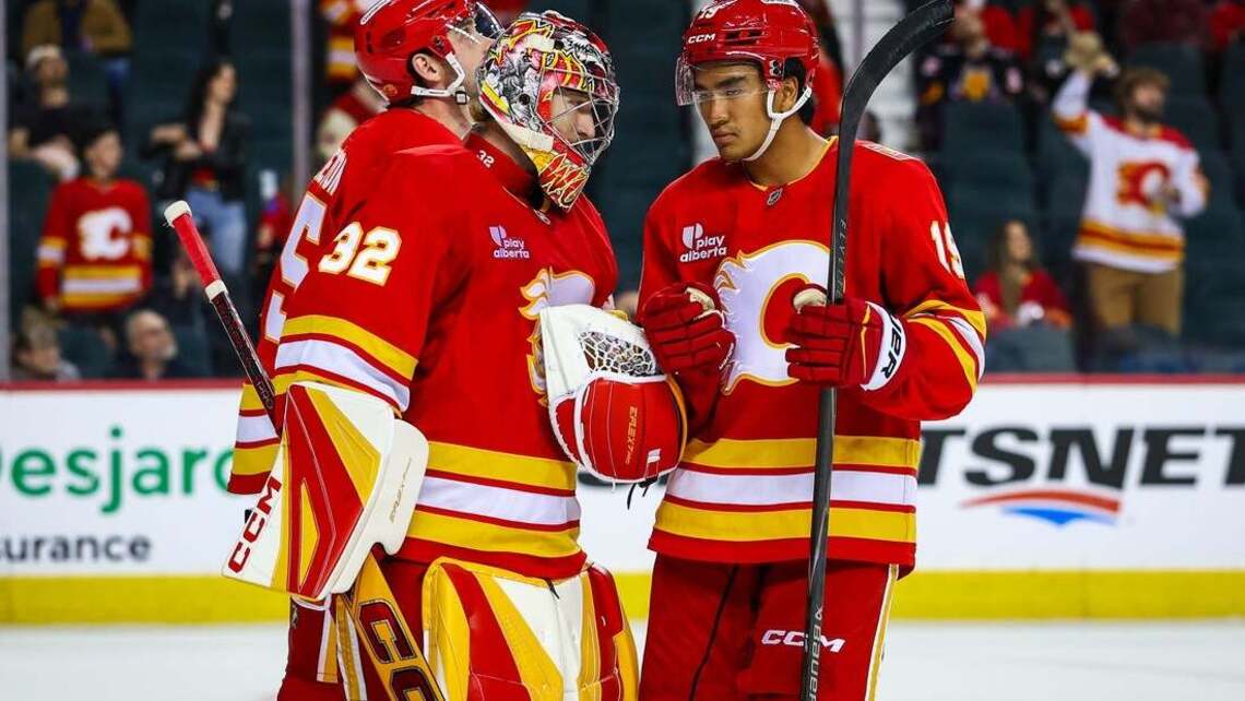 Flames face Kraken, out to ride wave of last home opener at Saddledome 