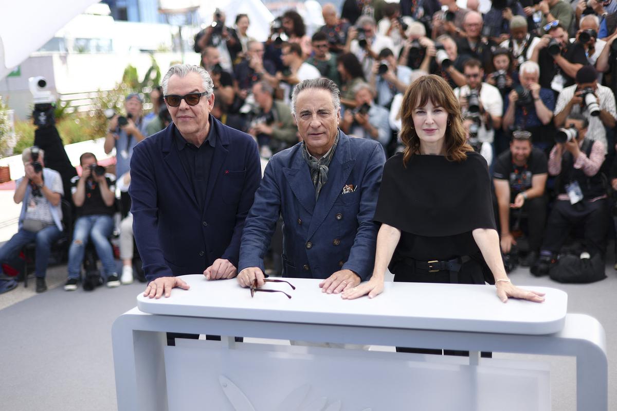 Director Andy Garcia and cast members Director Andy Garcia and cast member Rosemarie DeWitt and  Rosemarie DeWitt pose during a photocall for the film "Diamond" Out of competition at the 79th Cannes Film Festival in Cannes, France, May 20, 2026. REUTERS/Gonzalo Fuentes