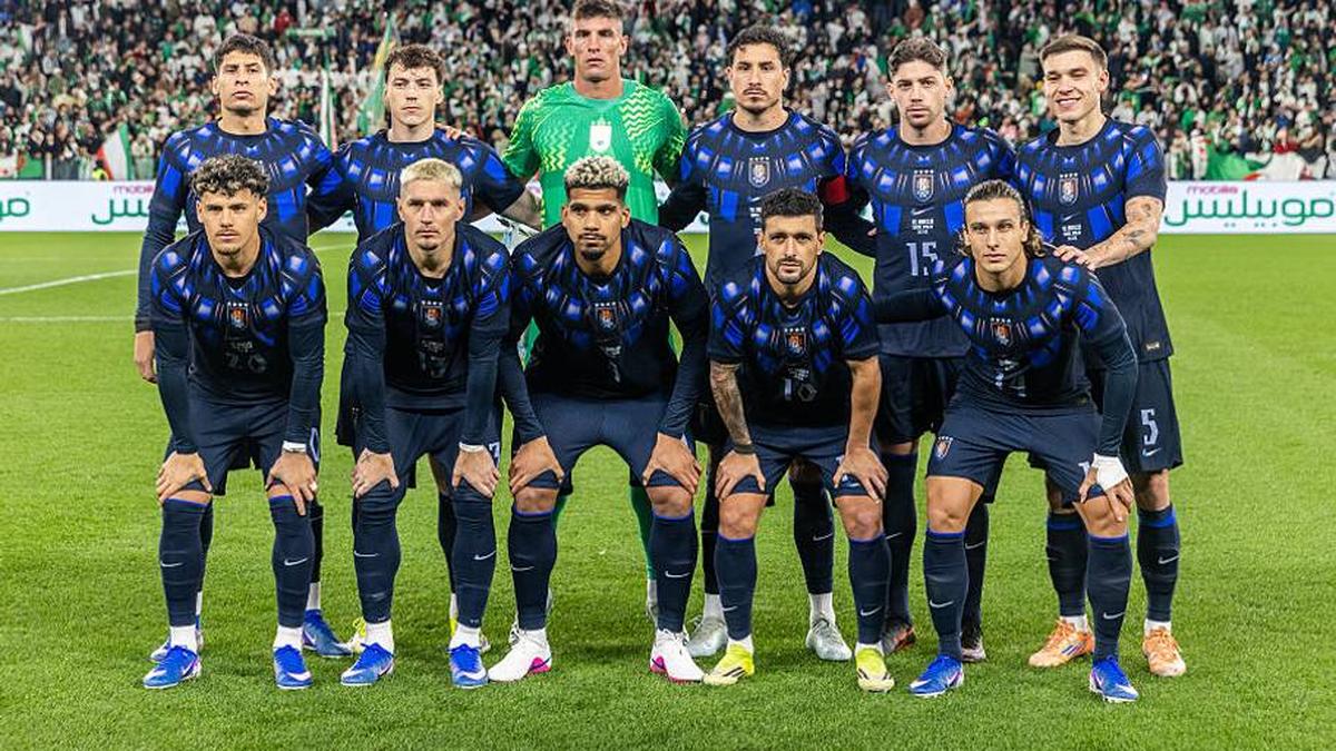  Uruguay will seek to down the Spanish giants in group play. | Mauro Ujetto/NurPhoto via Getty Images 