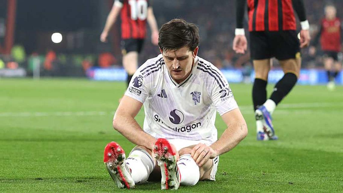  Maguire claims different to the match officials. | Charlotte Wilson/Offside/Getty Images 