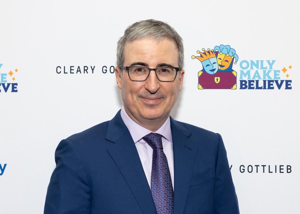 John Oliver attends the 2025 Only Make Believe Gala at Shubert Theatre on October 13, 2025 in New York City.