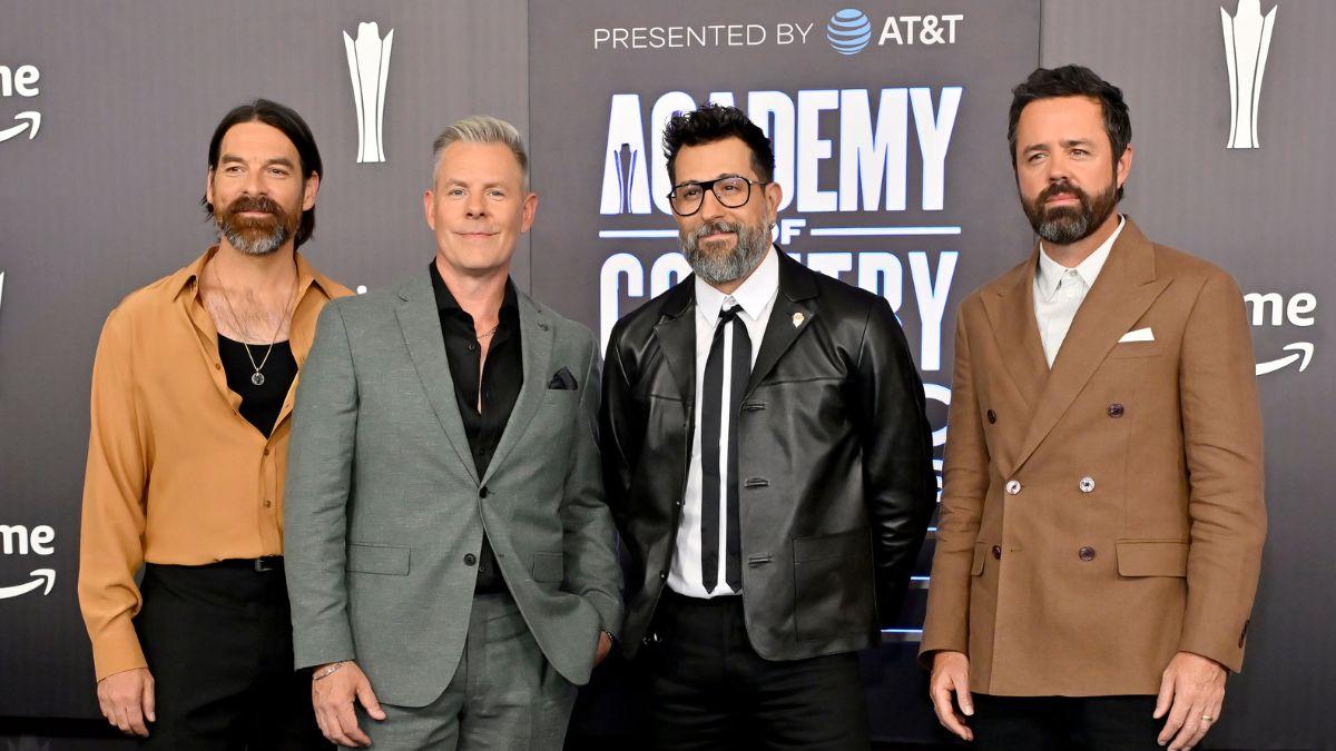 Geoff Sprung, Trevor Rosen, Matthew Ramsey and Brad Tursi of Old Dominion in 2026Getty