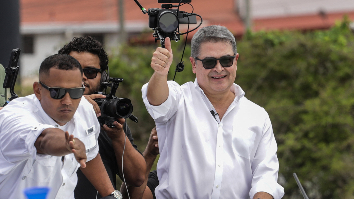 Honduras ex-President Hernandez returns home after Trump pardon