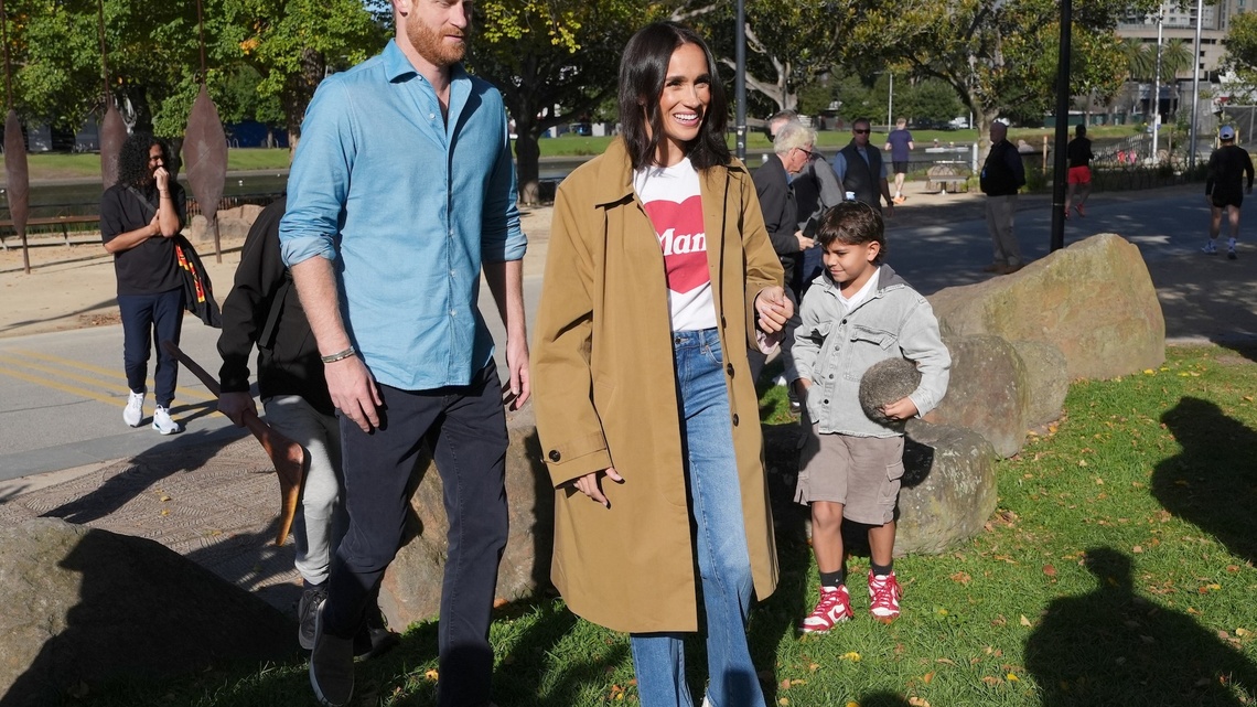 Meghan Markle Wears Symbolic $36K Outfit With Nod to L.A. and U.K. in London 