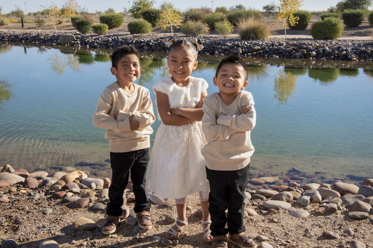 Tecumseh, Precious and Micah inspired Elisia’s mission to help other Native American kidsElisia Manuel