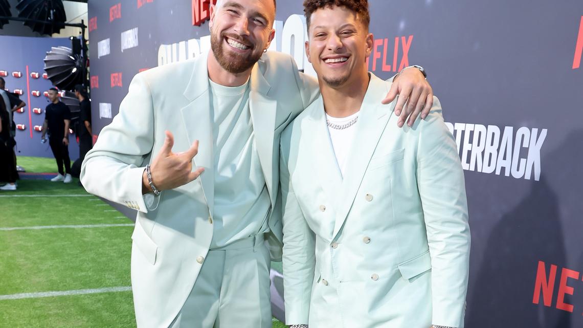 Chiefs Stars Patrick Mahomes, Travis Kelce Sued for Trademark Infringement 