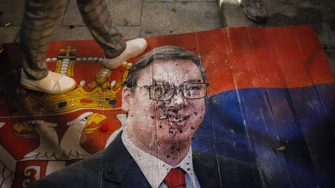 Serbia's Vucic concedes defeat to student-led movement in parliamentary election