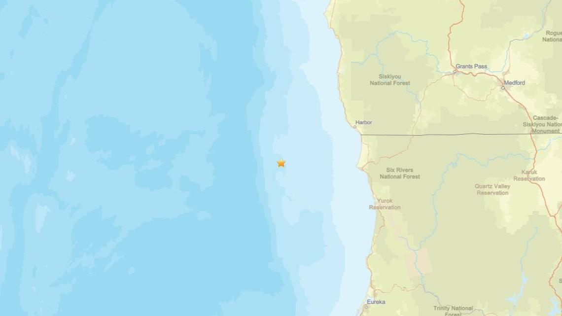 May 13: Earthquake of 2.1 magnitude registered close to Brookings, OR 