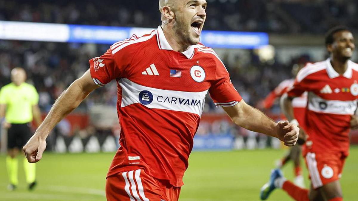  Andrew Gutman stepped up with a goal to help Chicago Fire defeat Toronto FC. | Kamil Krzaczynski-Imagn Images 