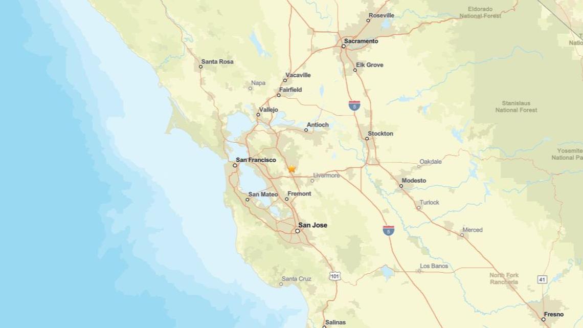 2.3 magnitude earthquake registered near San Ramon, CA on March 1 