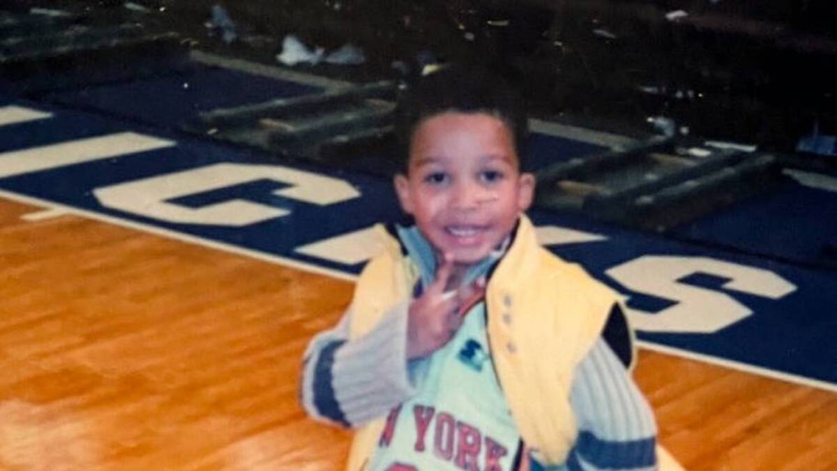  Jalen Brunson has spent his life around the Knicks as a kid at MSG during his dad's career. | Courtesy of the Brunson Family 