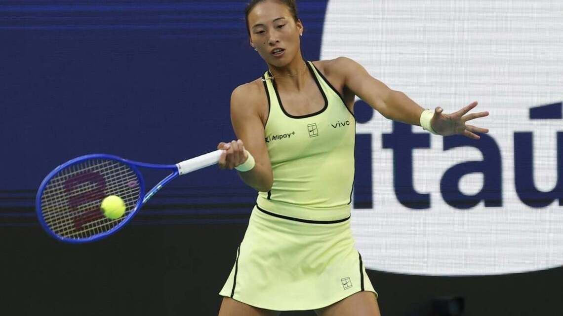 WTA roundup: Qinwen Zheng notches first-round upset at Athens 