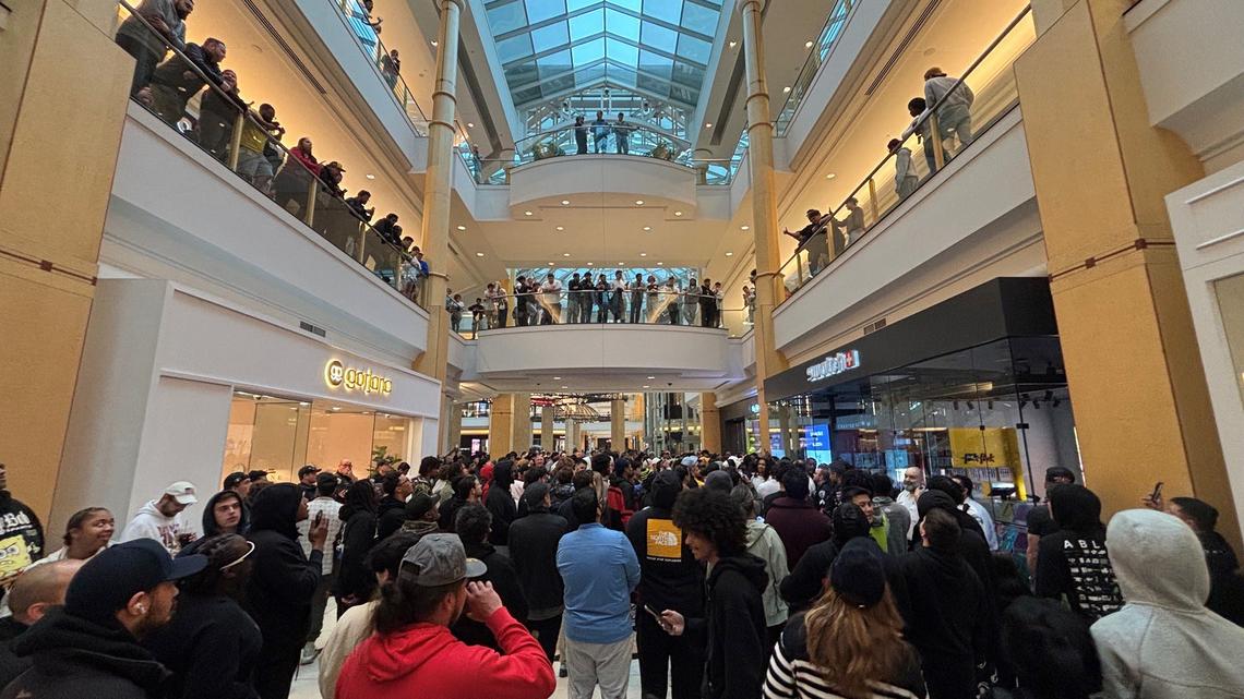 Shoppers trying to buy new pocket watch overrun Michigan mall 