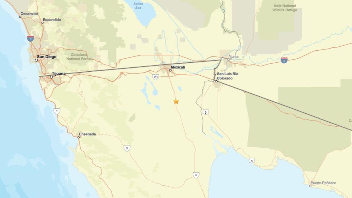 2.2 magnitude earthquake struck close to Alberto Oviedo Mota, B.C., MX on April 1 