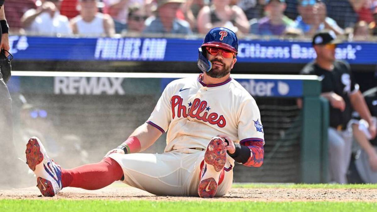  Schwarber is on pace to lead the majors in strikeouts for the third time in the last five seasons-but you won't find his teammates complaining. | Eric Hartline/Imagn Images 