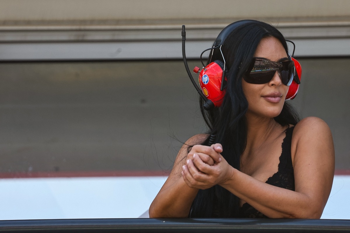 Kim Kardashian in Monaco.