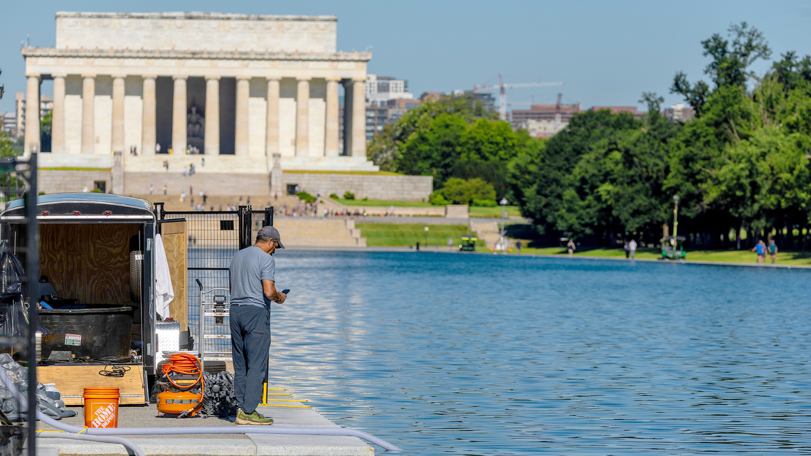 Commentary: Don't blame algae for the Reflecting Pool mess 