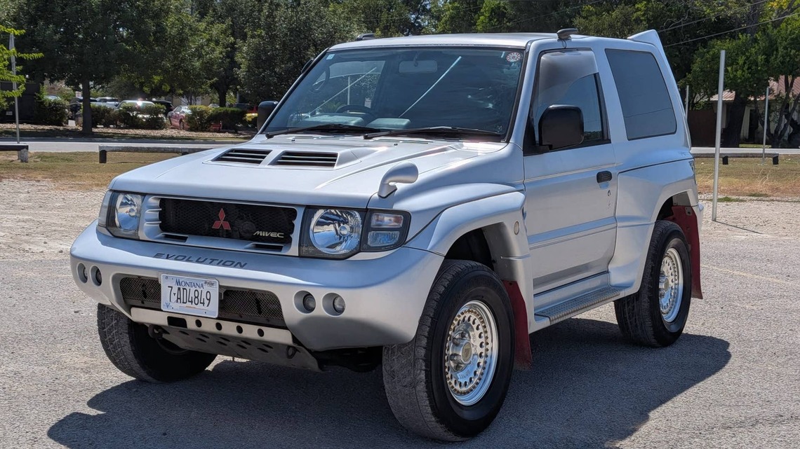 1998 Mitsubishi Pajero Evolution for Sale With 73,000 Miles Shown 