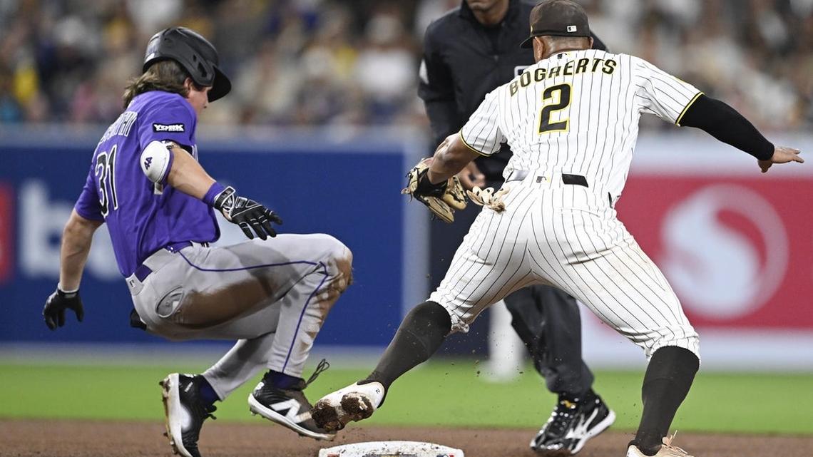 Xander Bogaerts' slam lifts Padres to 12-inning win over Rockies 