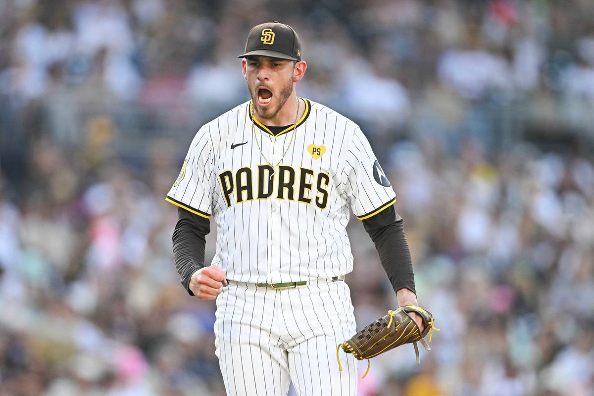  San Diego Padres starting pitcher Joe Musgrove (44) Denis Poroy-Imagn Images