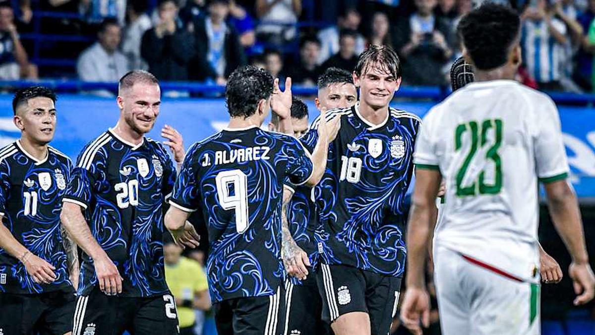  Argentina's eye-catching away jersey will back up its dominant style of soccer. | Facundo Morales/NurPhoto/Getty Images 