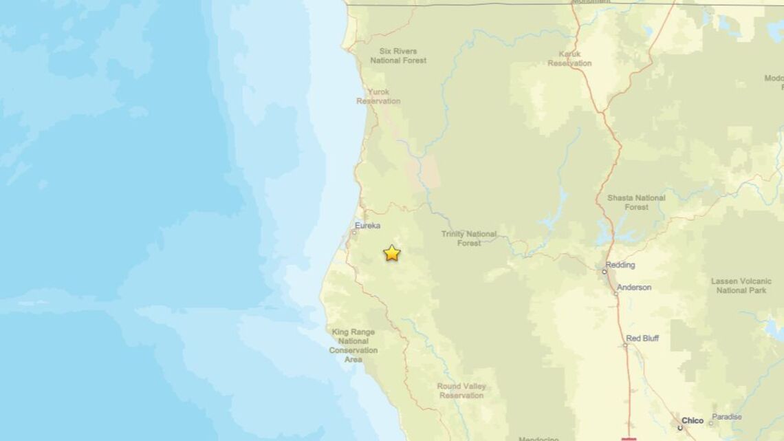 3.0 magnitude earthquake detected near Hydesville, CA on Oct. 14 