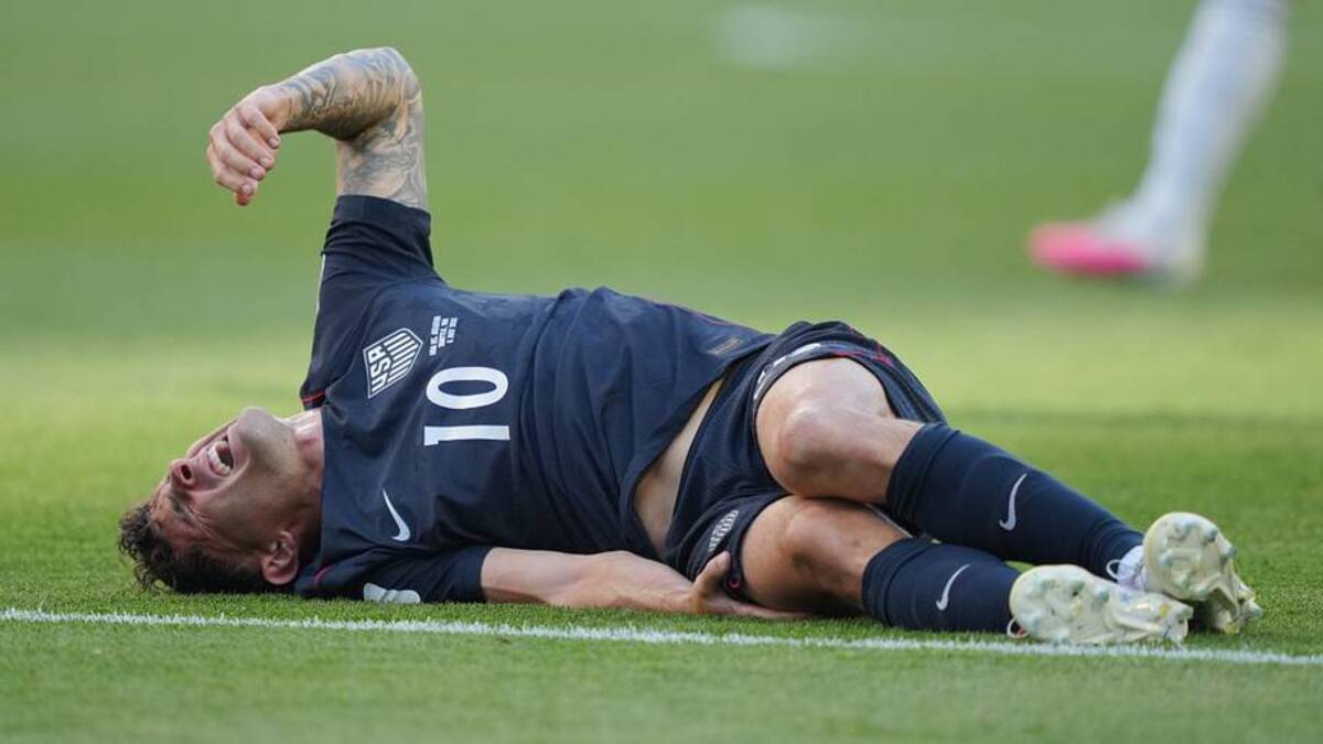  Christian Pulisic picked up an injury against Belgium. | John Todd/ISI Photos/Getty Images 