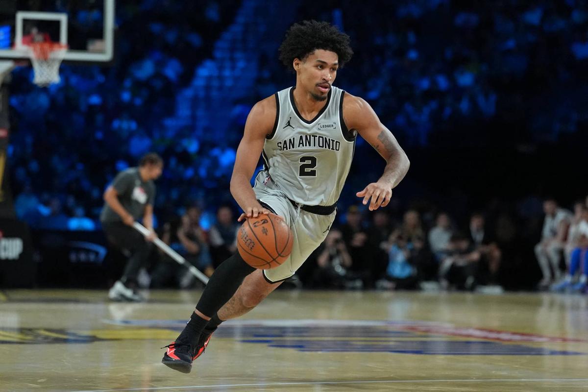  San Antonio Spurs guard Dylan Harper Kirby Lee-Imagn Images