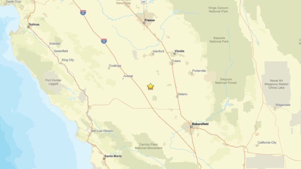 Update: Aug. 6 - 2.1 magnitude earthquake recorded close to Alpaugh, CA 
