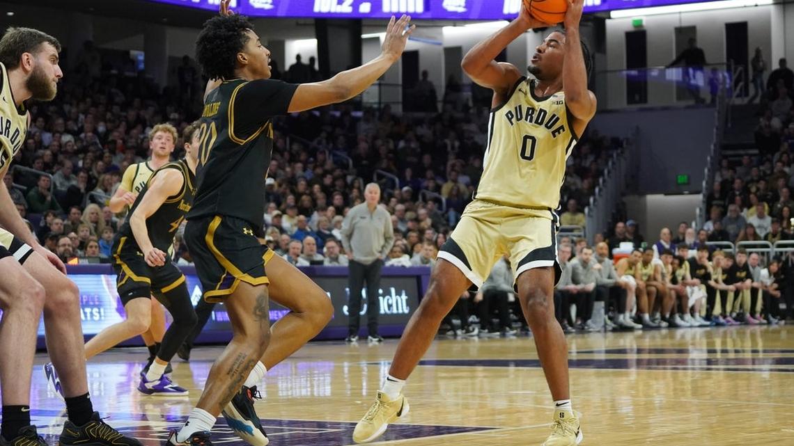 Top 25 roundup: No. 15 Purdue ekes out victory over Northwestern 