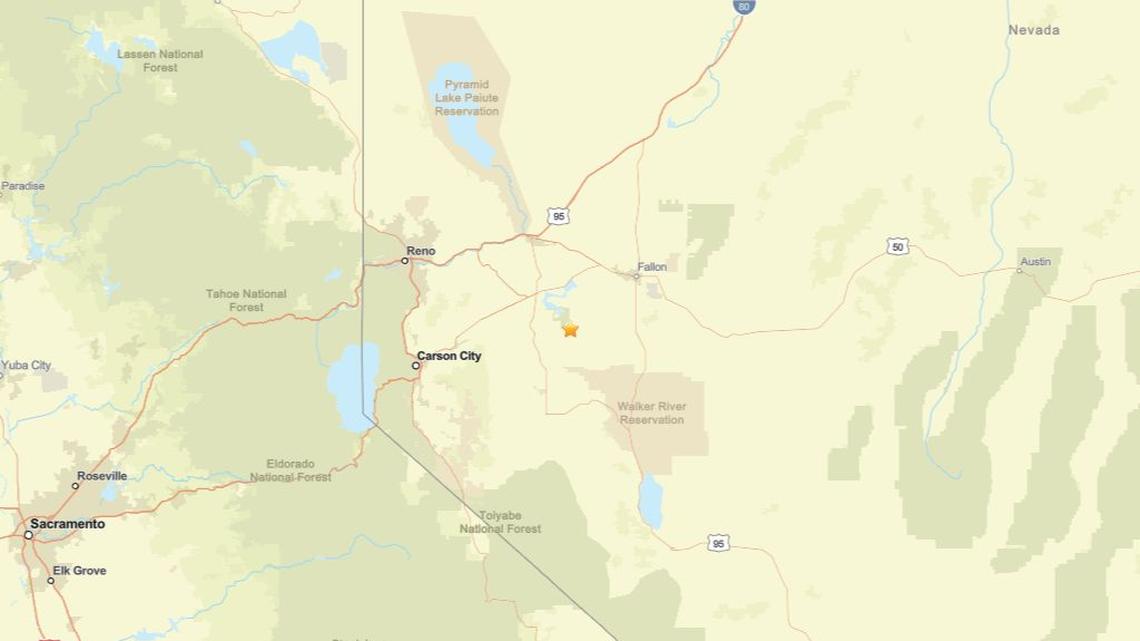 Update: Earthquake of 3.1 magnitude recorded close to Silver Springs, NV on May 8 