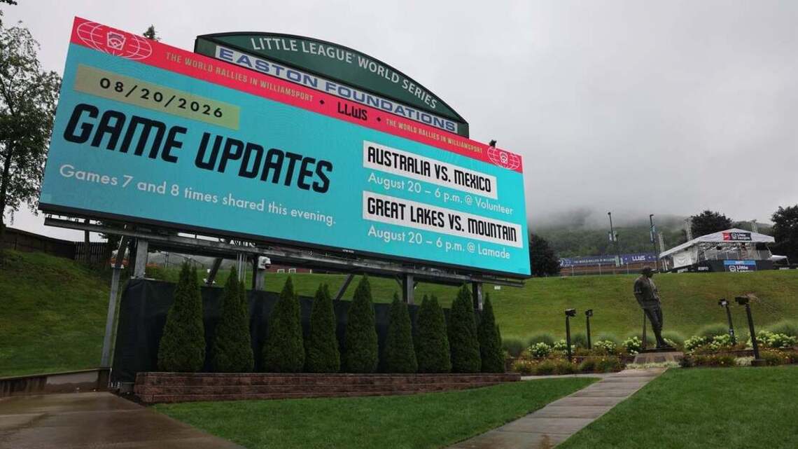 Four LLWS games postponed to Friday due to weather