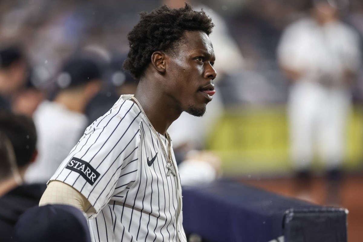  New York Yankees second baseman Jazz Chisholm Jr. (13) © Wendell Cruz-Imagn Images