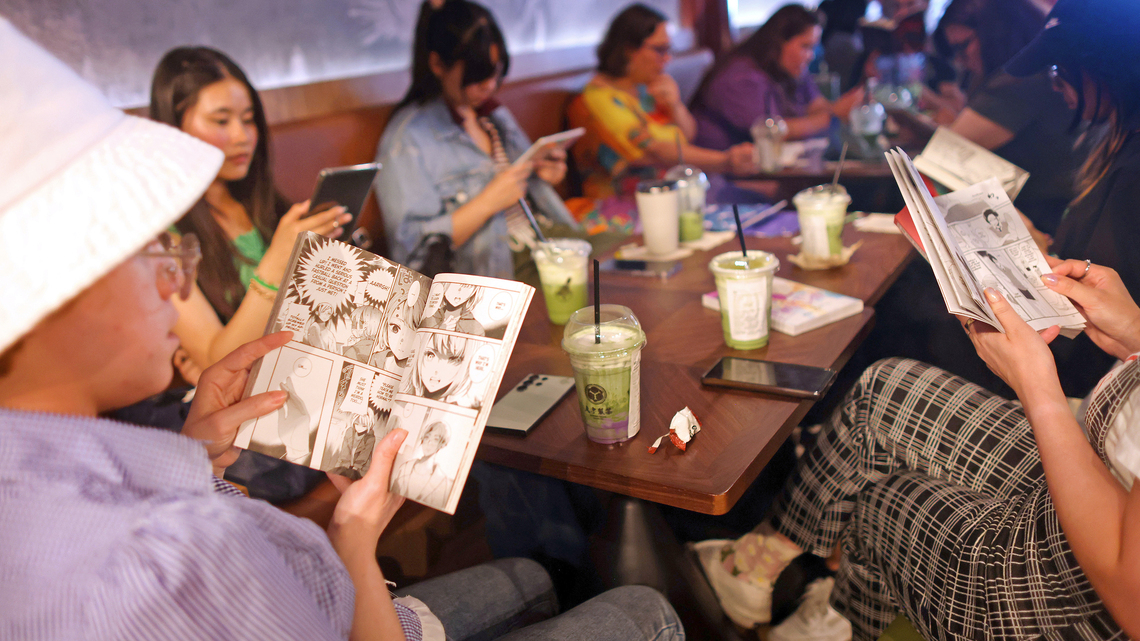 Americans are reading less. These ‘introvert happy hours' are booming 